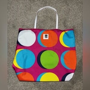 Estée Lauder - Lisa Perry Playful Multicolor Circle Tote Bag.